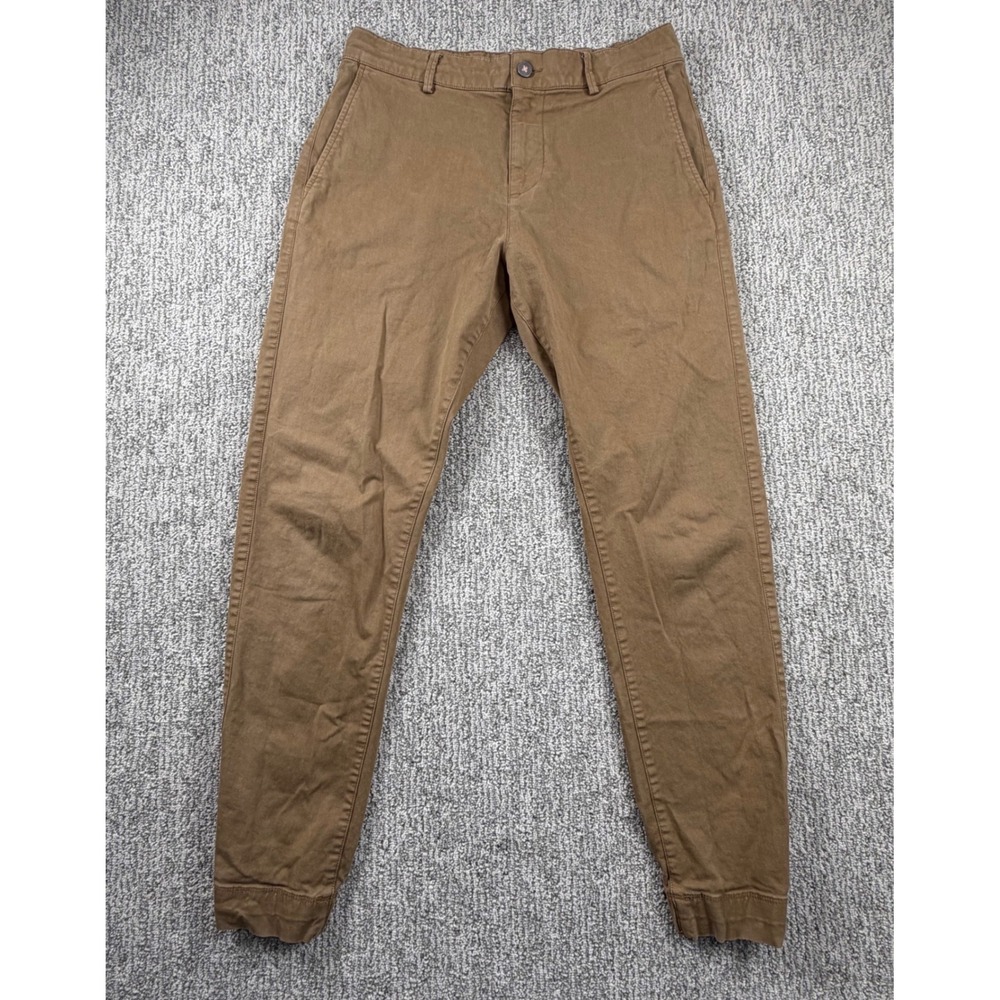 Flint and Tinder‎ 365 Jogger Mens 30 Brown Cotton Spandex Twill Chino Pants